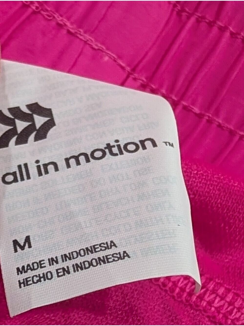 All in Motion | High Rise Crinkle Short In Pink - Picture 3 of 16